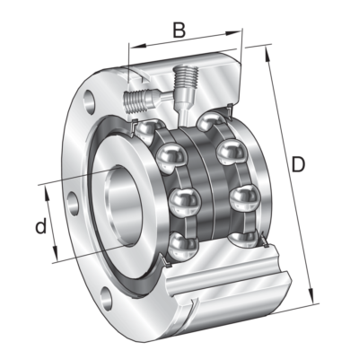 Axial Angular Contact Ball Bearings ZKLF2575-2Z-XL