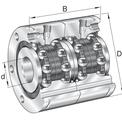 Axial Angular Contact Ball Bearings ZKLF30100-2Z-2AP-XL