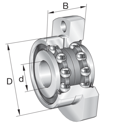 Axial Angular Contact Ball Bearings ZKLFA1050-2Z