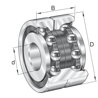 Axial Angular Contact Ball Bearings ZKLN1242-2Z-XL