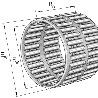 Needle Roller Bearings and Cage Assemblies K62X70X40-ZW/0-6