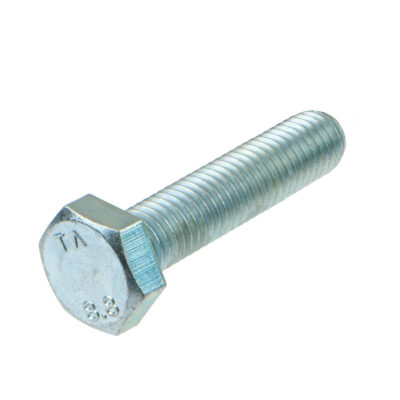 Hexagon head bolt, fully threaded, DIN 933, 8.8, vZn, M 8 x 65