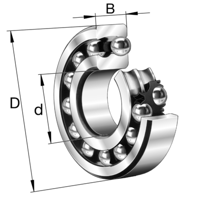 Self Aligning Ball 2316-M-C3