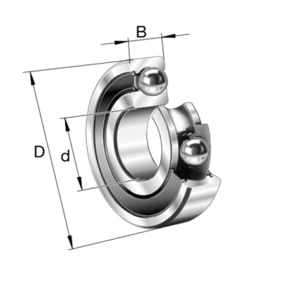 Radial Ball Bearings 6002 2RSR