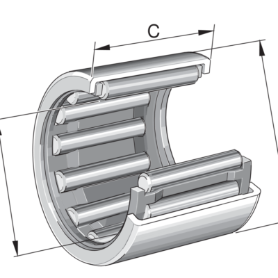 Needle Roller Bearings and Cage Assemblies HK1010-AS1-B