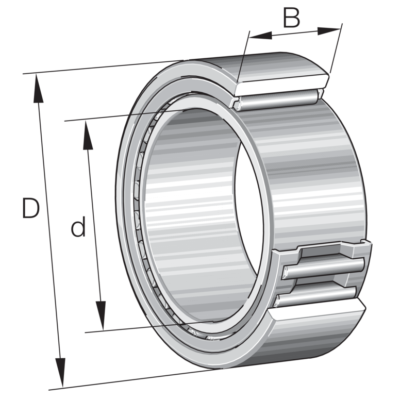 Needle Roller Bearings NAO12X24X13
