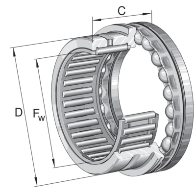 Needle Roller Axial Ball Bearings NKX35-Z-XL