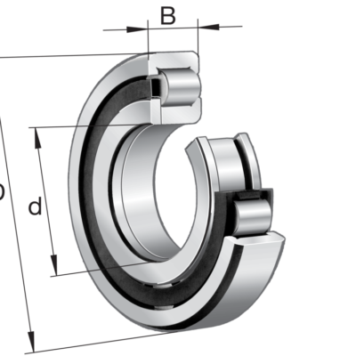 Precision Cylindrical Roller Bearings NUP313-E-XL-M1