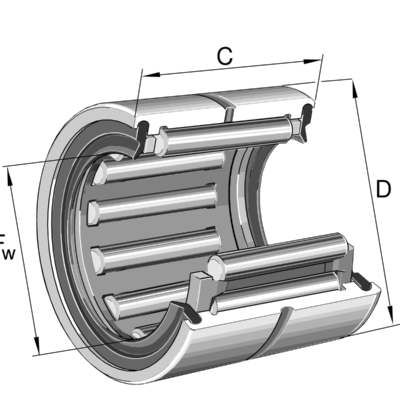 Needle Roller Bearings RNA4910-2RSR-XL