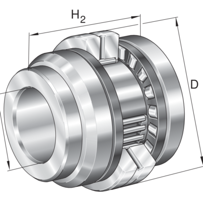 Needle Roller Axial Cylindrical Roller Bearings ZARN90180-L-TV-A