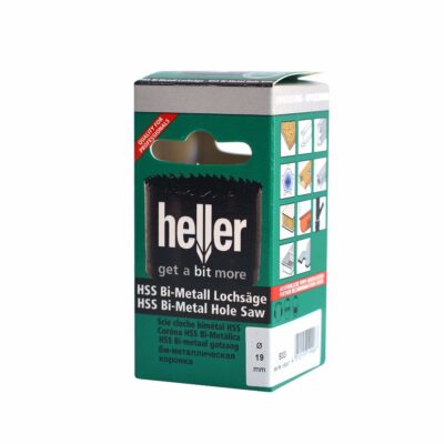 Cylindrical bi-metal hacksaw, HELLER, Ø 19 mm