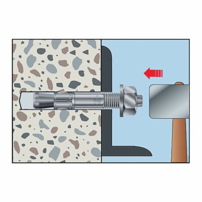MKT BA Certified wedge anchor, A4,M 8x85/20-29