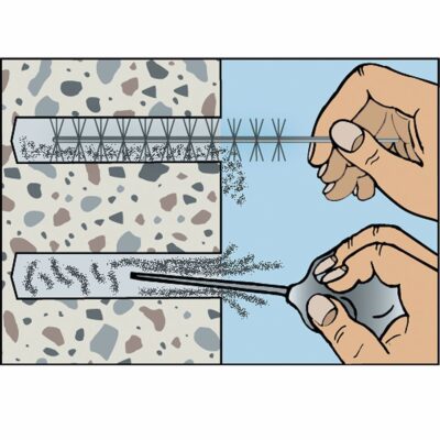 Cleaning brush with handle for hole MKT RB-H 20-28mm, 28/280