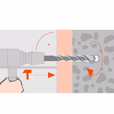 Nail plug ND-FZ FISCHER, Ø 8 x 40