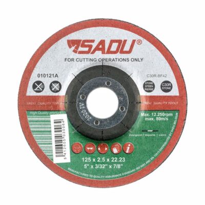 Saw blade for cutting stone, convex, SADU C30S, Ø 230 x 3.0 x 22.23 mm