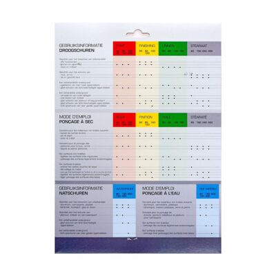 Water sandpaper, sheet SADU, 230 x 280 mm, P320, 3 pieces