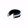 Rubber lined P-clip, DIN 3016, W1, Ø 13 x 15 mm
