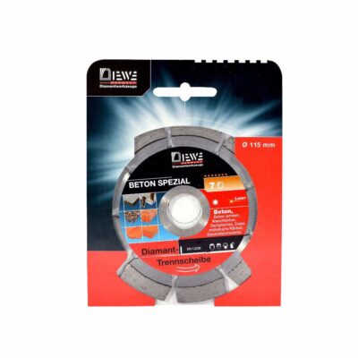 Diamond saw blade for cutting DIEWE Beton Spezial, Ø 115 x 22.23 x 10 mm