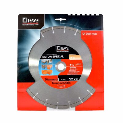 Diamond saw blade for cutting DIEWE Beton Spezial, Ø 300 x 25.4 x 10 mm