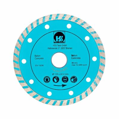 Diamond saw blade for cutting DIAMOND - TURBO, H7, Ø 230 x 22.23 x 7 mm