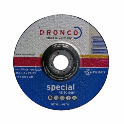 Saw blade for metal cutting, convex, DRONCO Special AS30S, Ø 150 x 3.0 x 22.23 mm