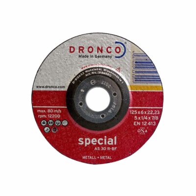 Saw blade for grinding metal, convex DRONCO Special AS30R, Ø 150 x 6.0 x 22.23 mm
