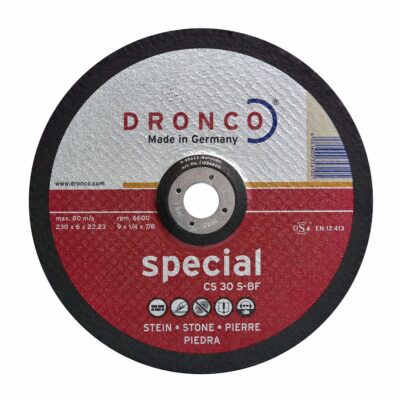 Saw blade for grinding concrete, stone, convex DRONCO Special CS30S, Ø 115 x 6.0 x 22.23 mm