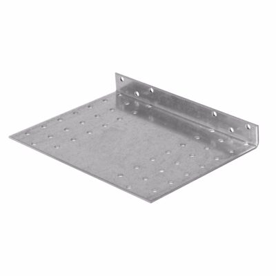 L-shaped perforated plate GV, tZn, 220x180x20x2