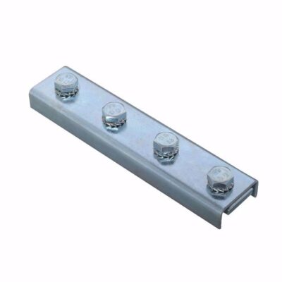 Rail connector for fixing rails RC 27/18+28/30, vZn