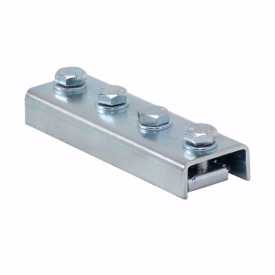 Rail connector for fixing rails RC 38/40+40/60, vZn