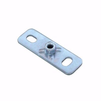 Wall mounting plate WP, vZn, M 12 / 120 x 40 mm