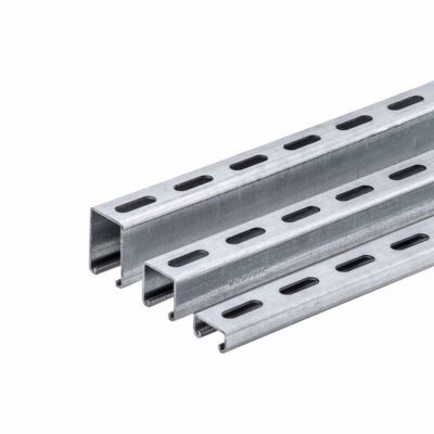 Mounting rail MS, vZn, 27 / 18 - 1.25 x 6000