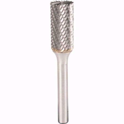 Cylindrical burr with front end-cut KLINGSPOR, Ø 9.6 x 19 mm, shank 6 mm