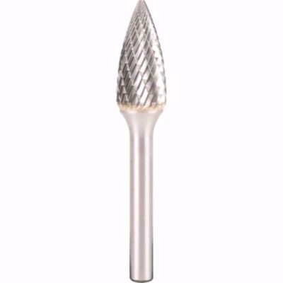 Sharp point conical burr KLINGSPOR, Ø 6 x 18 mm shank 6 mm