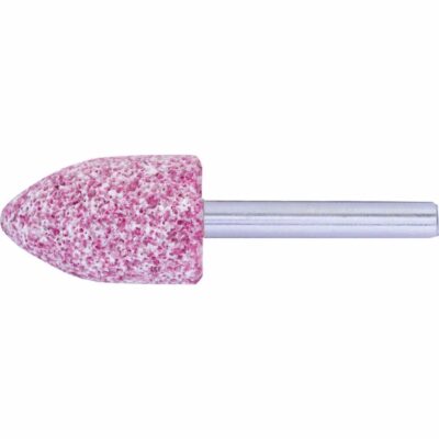 Mounted point (white / red) pointed tree PFERD, Ø 13 x 20 mm, P 46, shank 6 mm