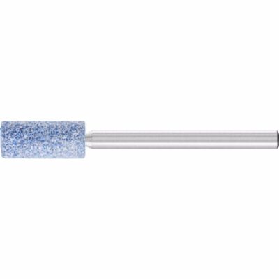 Mounted point (blue / white) cylindrical type PFERD, Ø 2 x 5 mm, P 100, shank 3 mm