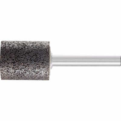 Mounted point (grey) cylindrical type PFERD, Ø 10 x 32 mm, P 46, shank 6 mm