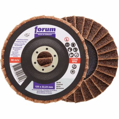 Flap polishing washer, rough, FORUM, Ø 125 x 22.23 mm