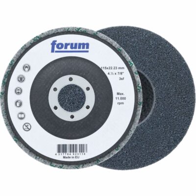 Cleaning disc, medium hard FORUM Fiber glas, Ø 125 x 22.23 mm