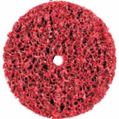 Coarse cleaning disc, ceramic grain, FORUM RED, Ø 100 x 13 mm