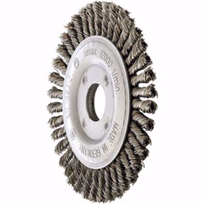 Wheel shaped wire brush for angle grinder, FORUM, Ø 178 x 6 x 0.5 mm