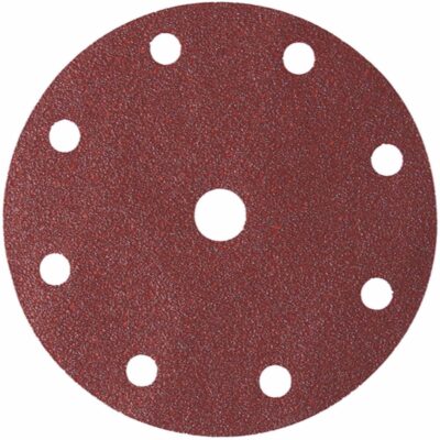 Fiber disc FORUM, velcro, 9 holes, Ø 150, P100