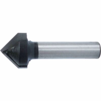Router bit for wood for V-shaped grooves FORTIS, HW, Ø 9.5 mm, shank 8 mm