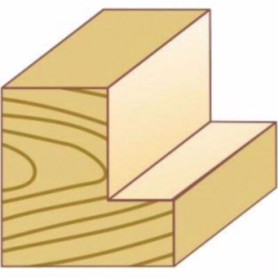 Router bit for wood, rebate, with bearing, HW, Ø28,5