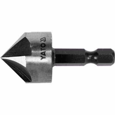 Countersink YATO, HSS, HEX, 1/4", 45°, Ø 20.5 x 45 mm