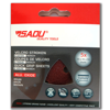 Triangular sandpaper SADU, velcro, 6 holes, P100, 94 x 94 x 94 mm, 5pcs