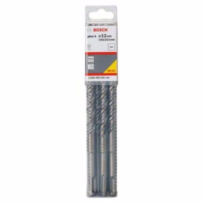 Hammer Drill Bit BOSCH, SDS Plus-5, Ø 12 x 210, 10 pcs