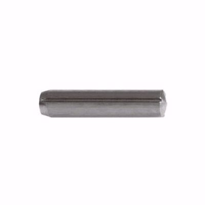 Grooved pin, full length parallel grooves DIN 1473, Stahl, Bl., Ø 2,5 x 6