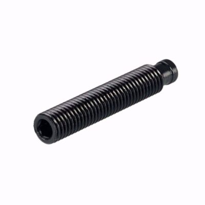 Grub screw with thrust point, DIN 6332, 14 H, Bl., M 16 x 65