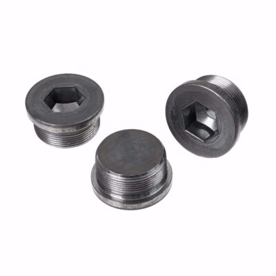 Hexagon socket screw plug with collar, DIN 908, Bl., M 30 x 2
